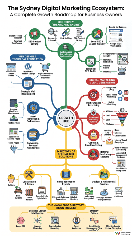 Digital Marketing Agency Sydney Australia Infographic