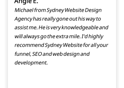 Google Reviews - Angie E.
