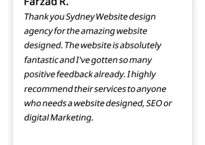 Google Reviews - Farzad R