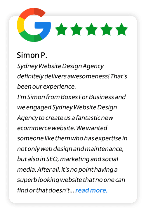 Google Reviews - Simon P