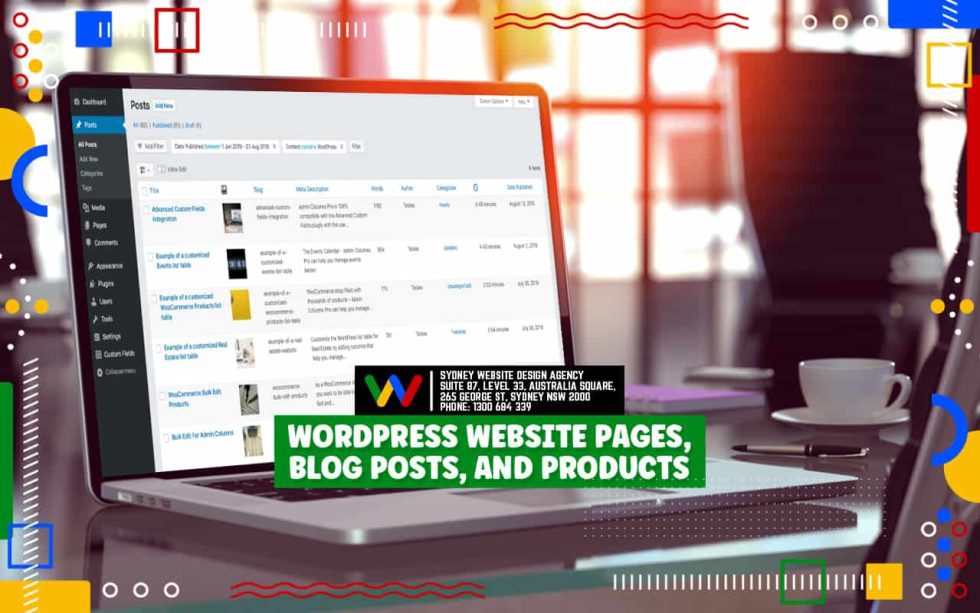 WordPress Website Pages Blog Posts and Products WordPress-Website-Pages-Blog-Posts-and-Products