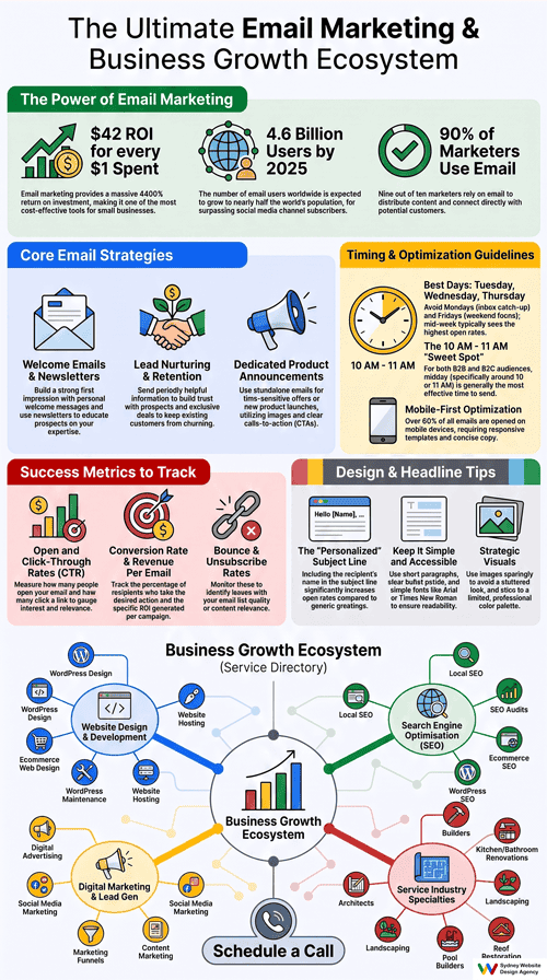 email marketing services Infographic