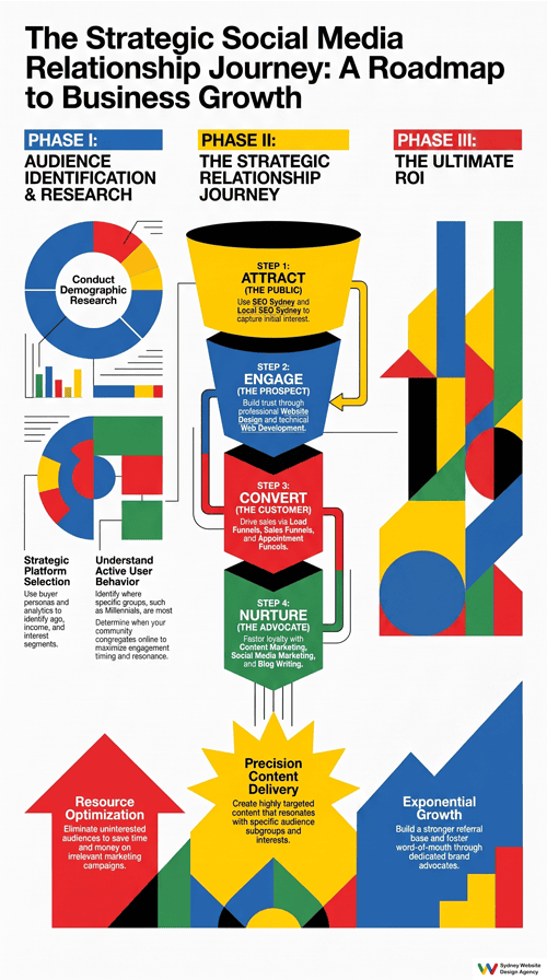 social media audiences Infographic