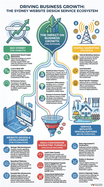 website design sydney australia infographic